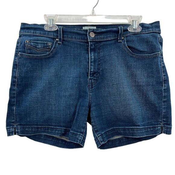 Levi's 515 Short Blue Jean Denim Shorts Size 12 - Picture 3 of 15